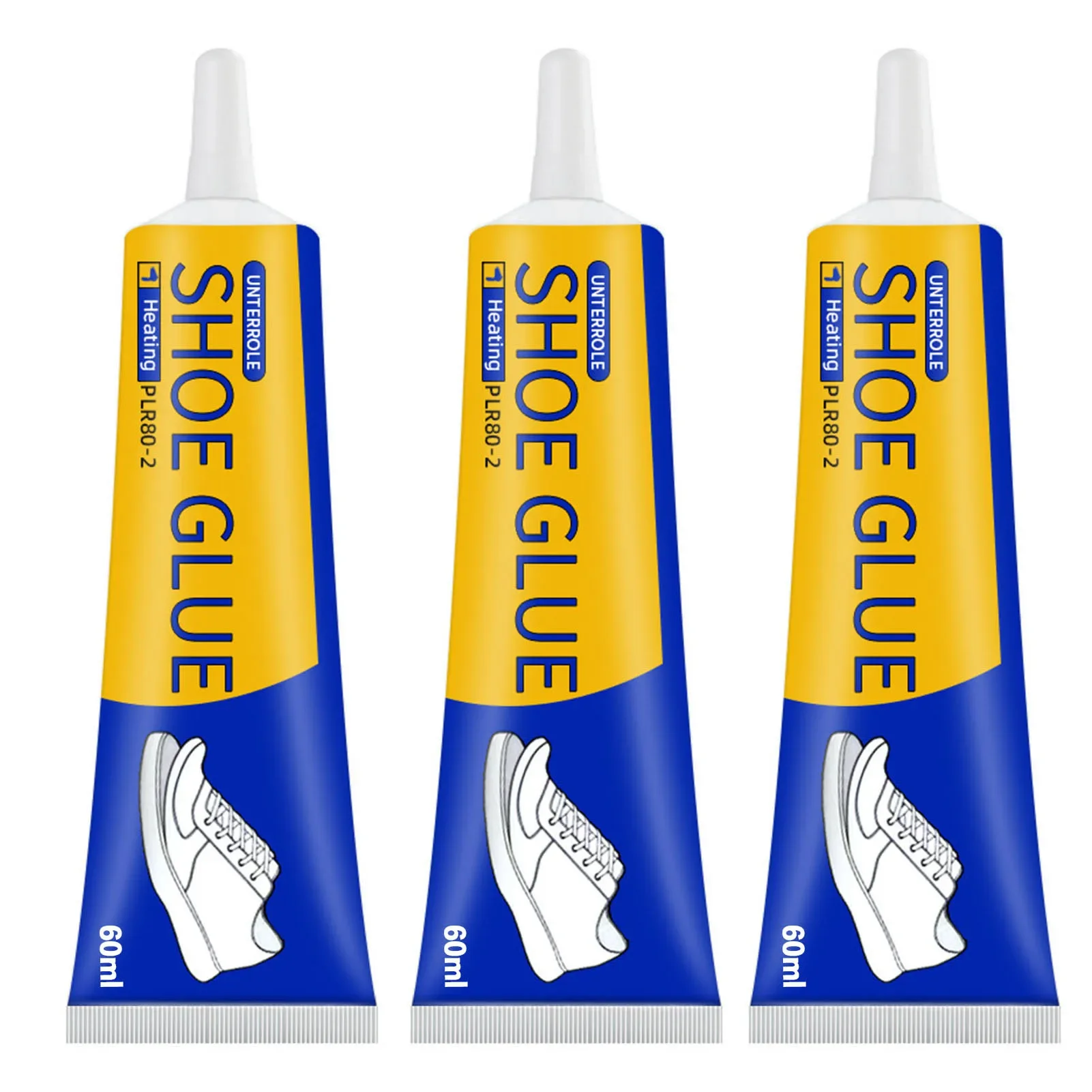 Sneaker Care - 強力な靴用接着剤 60ml、防水靴用接着剤、修理用速乾性、スニーカーブーツの修理、透明な軟質樹脂DIYクラフト接着剤