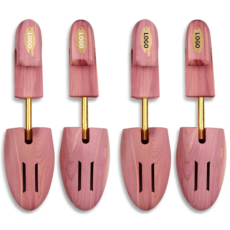 Shoe Tree Cedar - 無垢材の靴のサポート,スパンコールの足,ドレの除去と調整可能なプレーダー