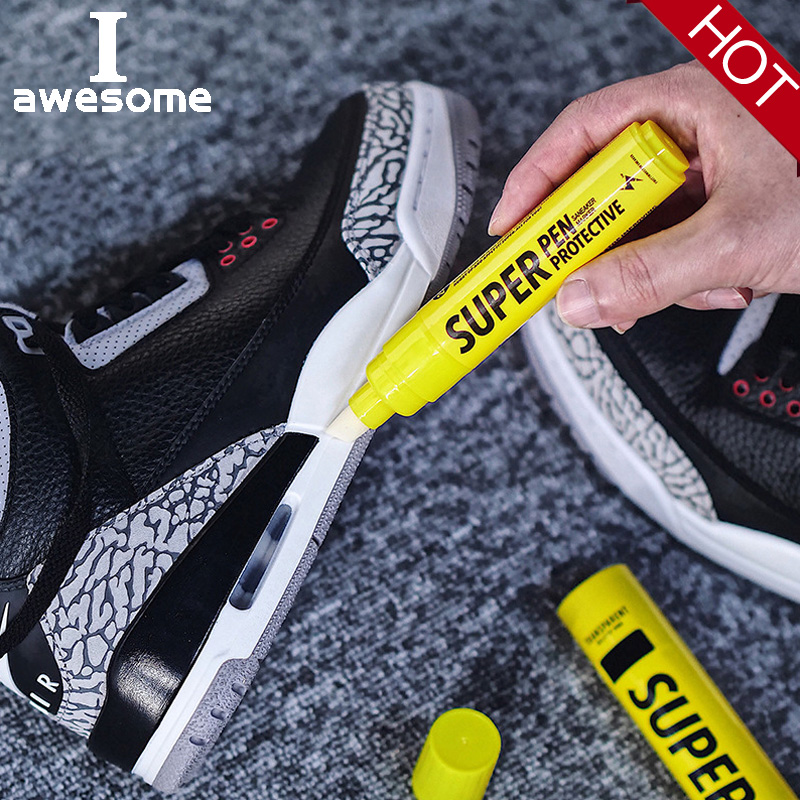 Sneaker Care Pena - プロ仕様の抗酸化剤入り洗剤、スニーカー用抗酸化ペン、靴のお手入れツール、靴洗い