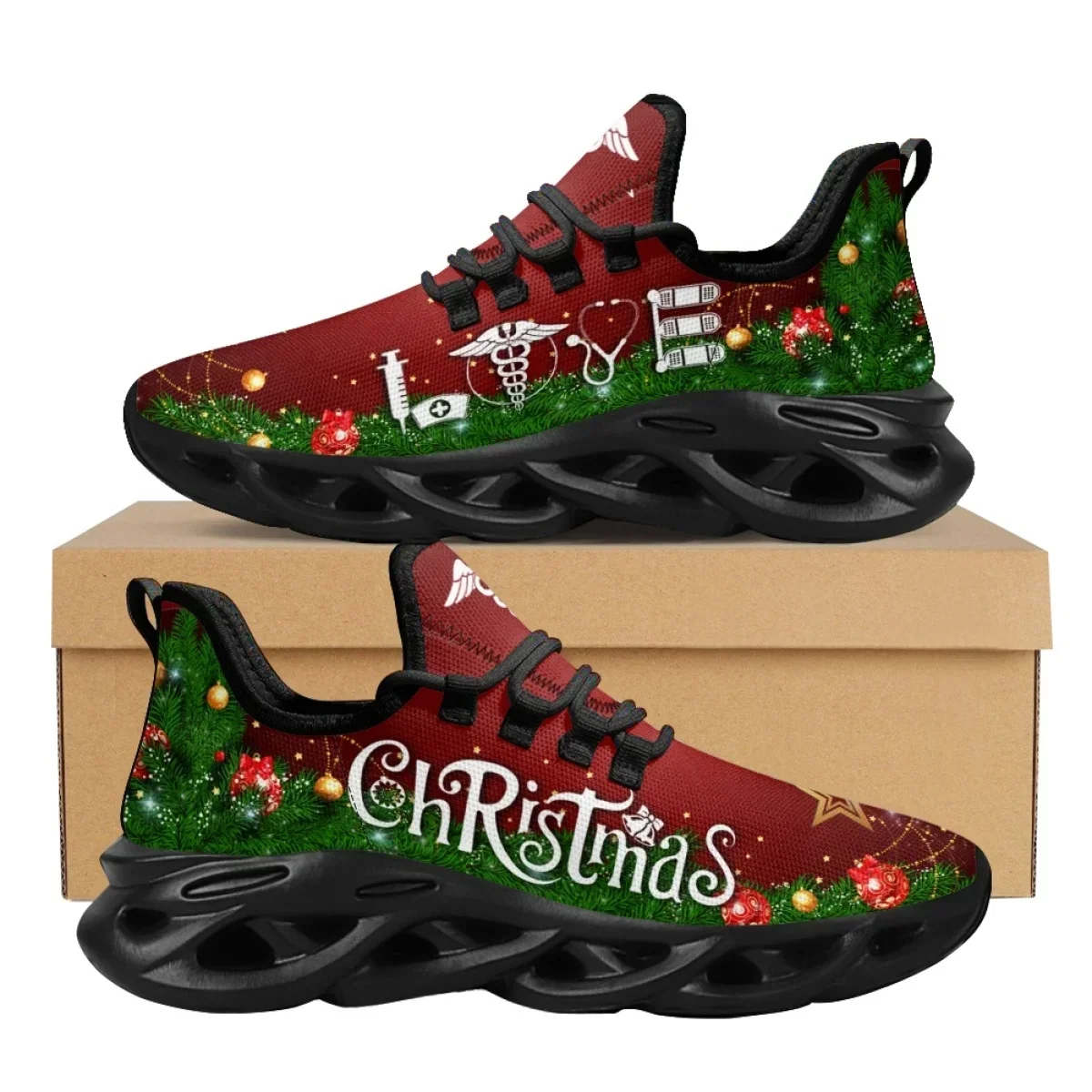 2023 クリスマススニーカー滑り止めランニングシューズ E - Sneaker Care のレビューと価格