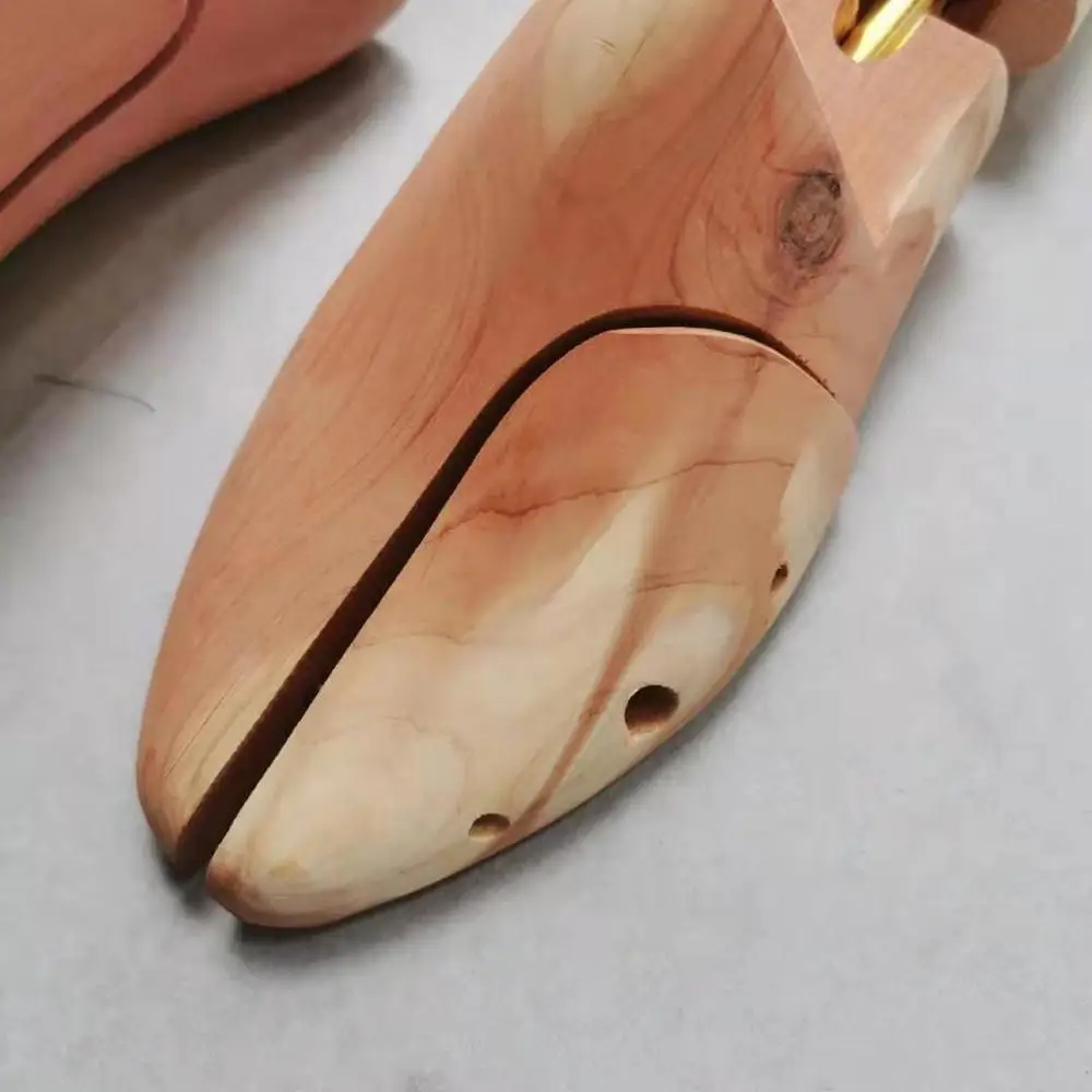杉材靴ブレース無垢材調節可能な革靴ケア、しわ防止、変形防止シ - Shoe Tree Cedar のレビューと価格