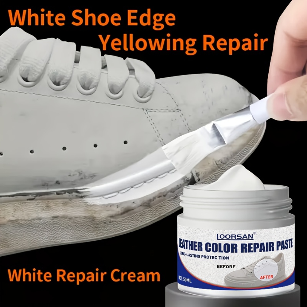 ホワイトレザー修理キット - 靴、バッグ、家具の傷や破れを簡 - Sneaker Care Spray のレビューと価格