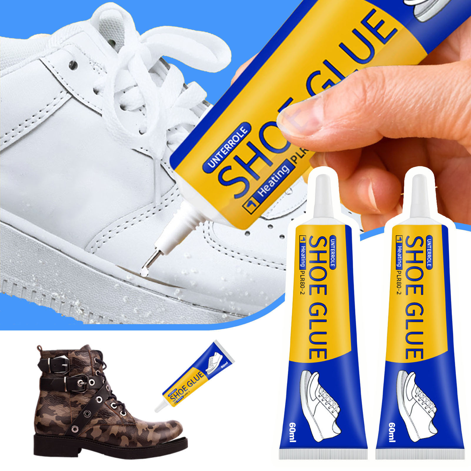 1/2/3 個 60 ミリリットル強力な靴接着剤 DIY 靴 - Sneaker Care のレビューと価格
